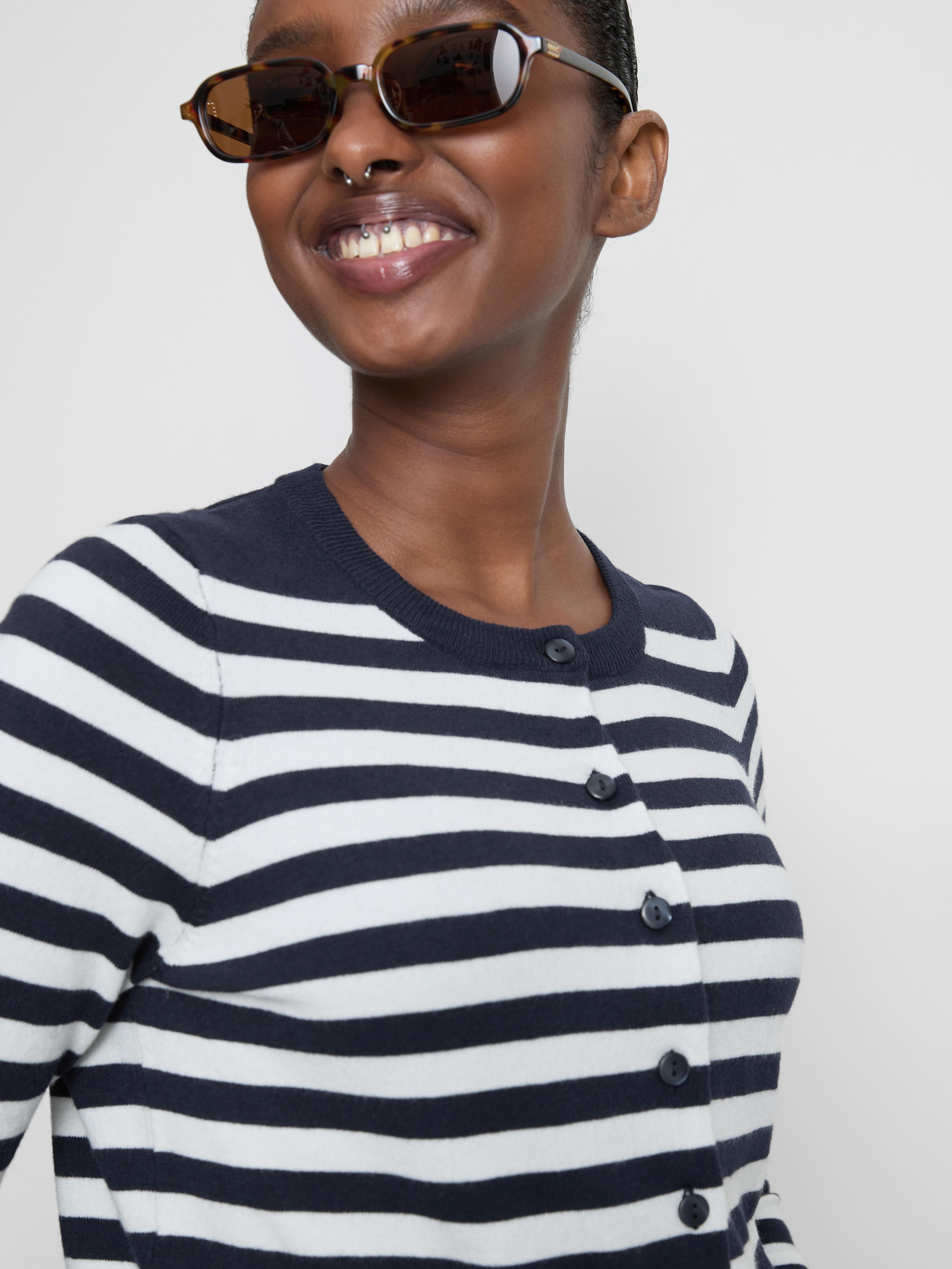 Long Sleeve Crew Neck Cardigan