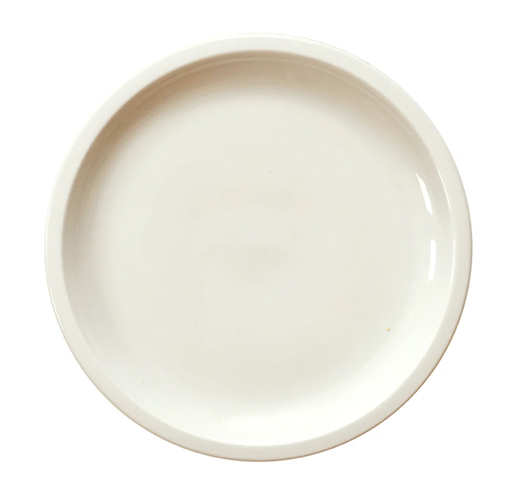 assiette de présentation craie