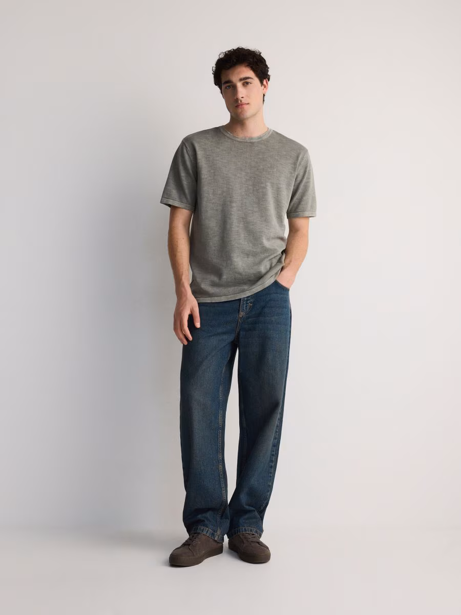 Regular Fit T-Shirt With Wash Effect
