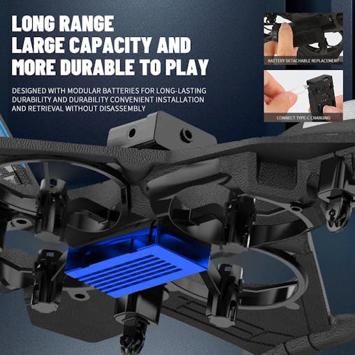 NNEOBA Remote Control Aircraft Plane with Camera & Obstacle Avoidance