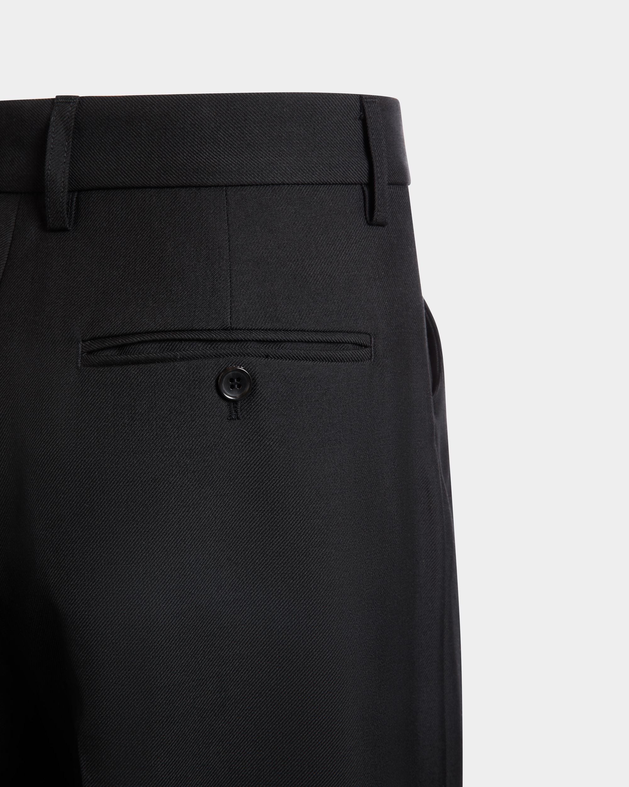 Elegante Hose Aus Wollmix In Schwarz