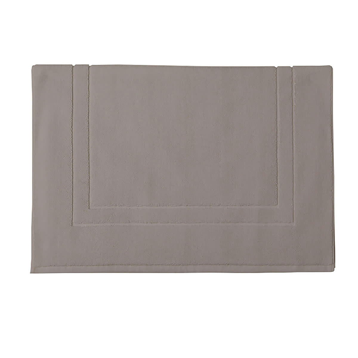 ESS-CADRE - Tapis de bain en coton taupe 60x90