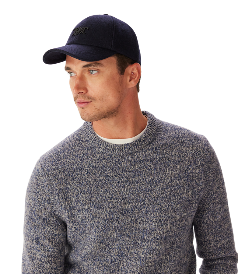 Cursive logo wool cap