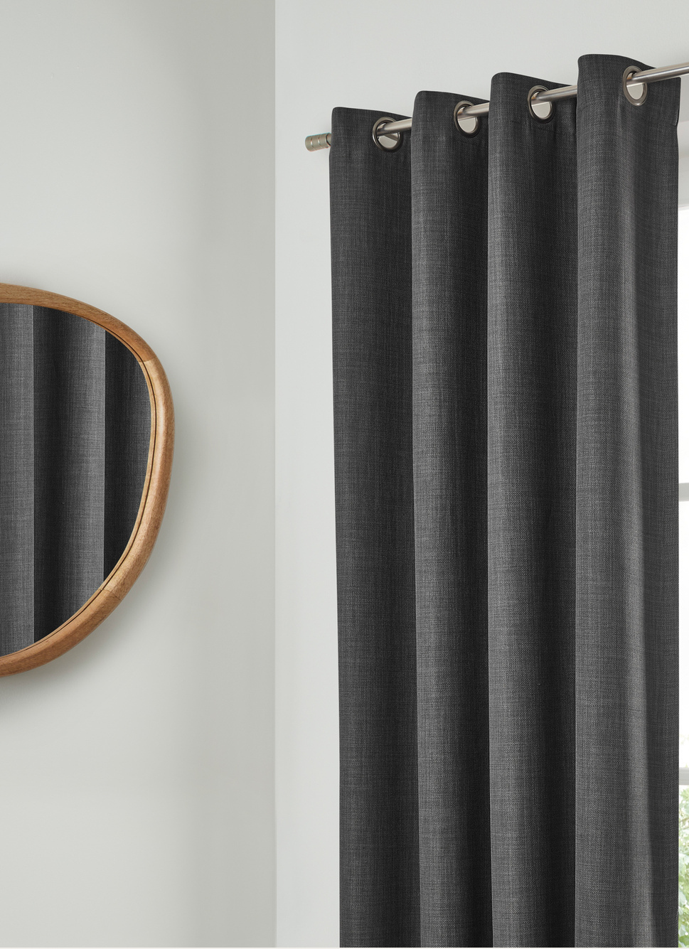 RIDEAU OBSCURCISSANT EFFET TRAMÉ UNI CANARD