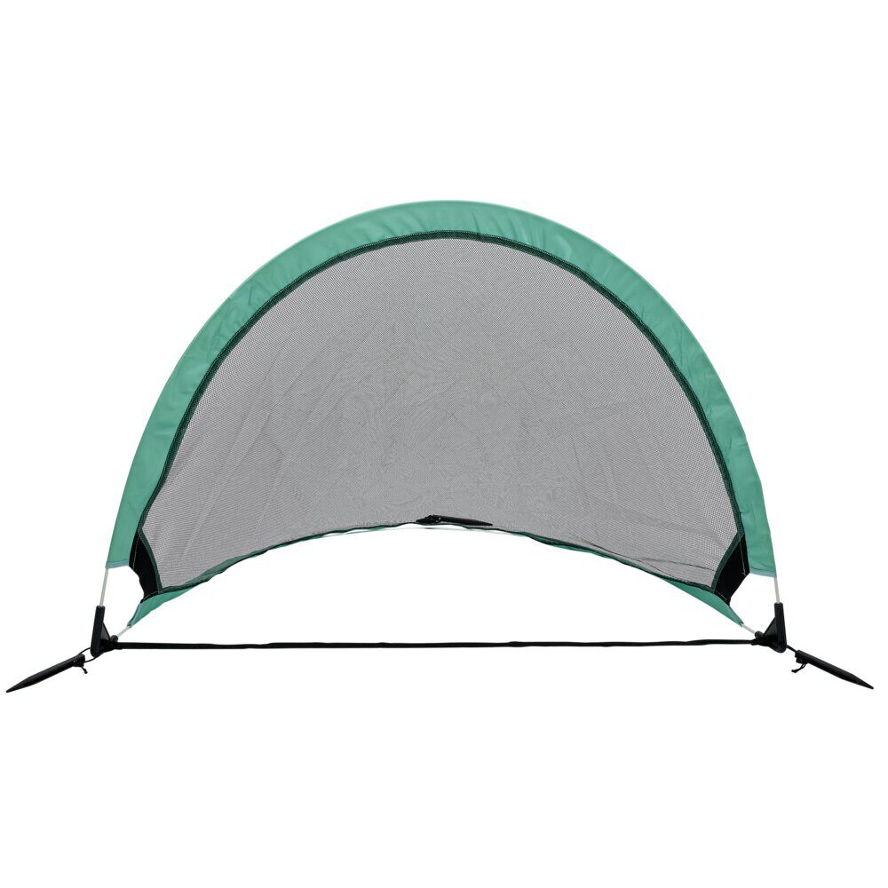 Cage de football pliable avec sac de transport 120xH60cm vert