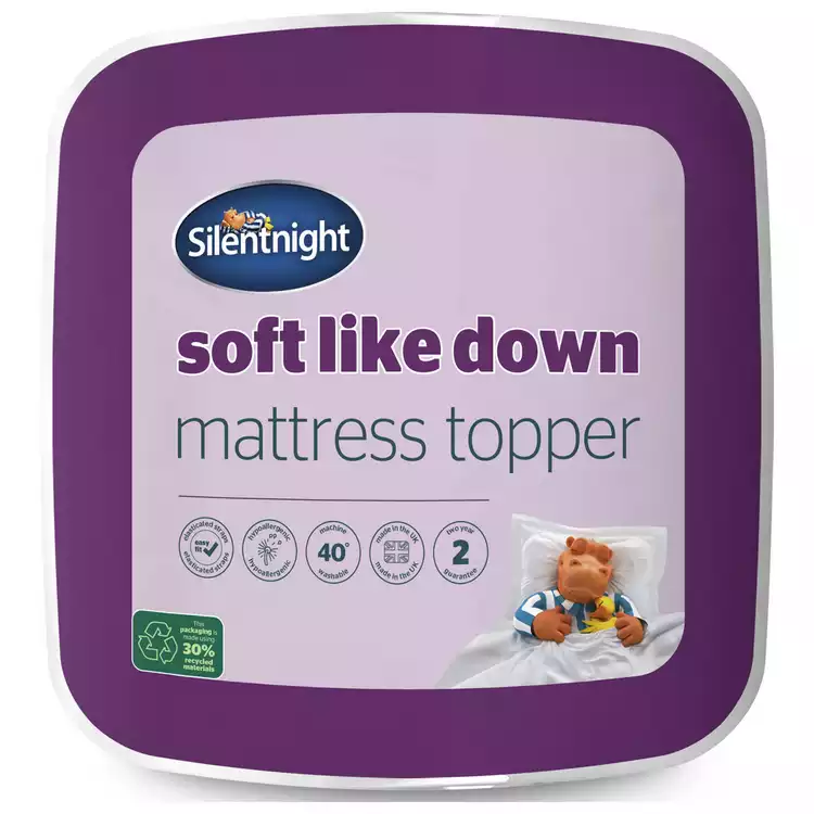 Silentnight Soft Like Down Mattress Topper - Small Double