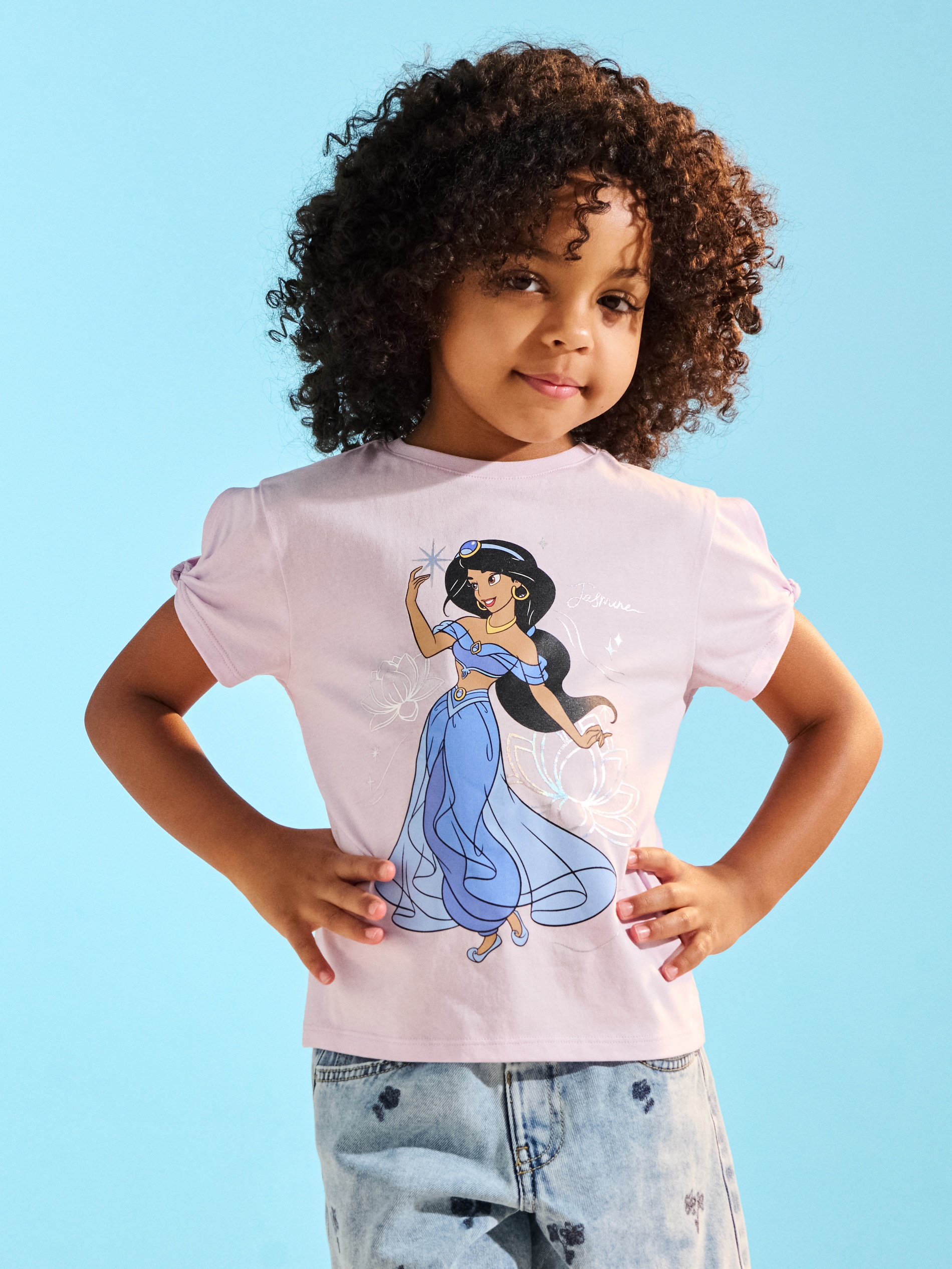 Bawełniana koszulka z nadrukiem Disney Princess Jasmine