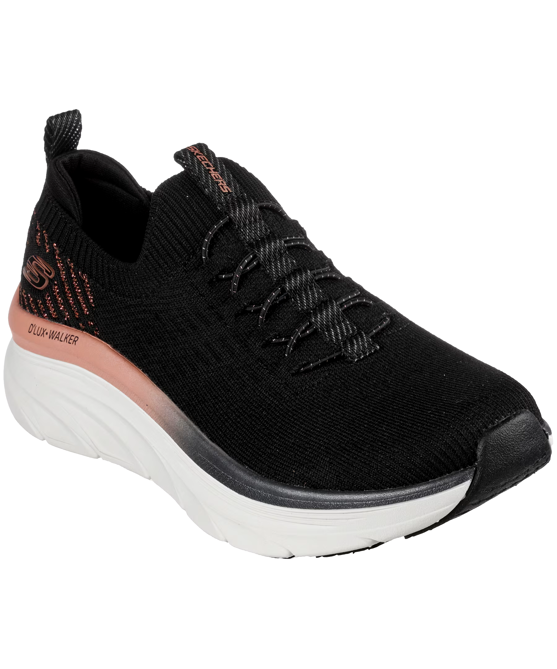 Skechers Women's D'Lux Walker Stretch Fit Bungee Slip-On Shoes