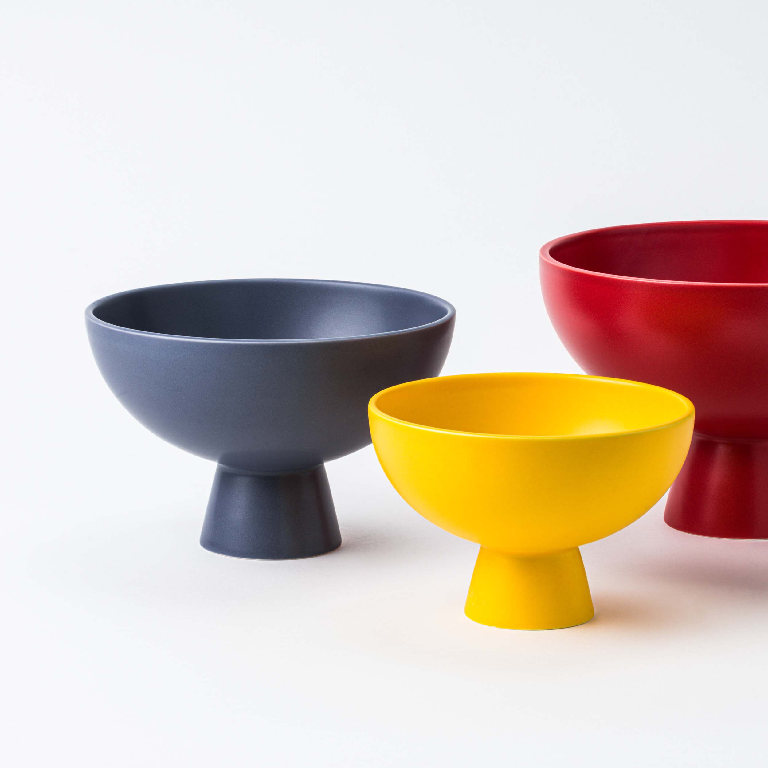 Medium Purple Ash Modern Pedestal Bowl