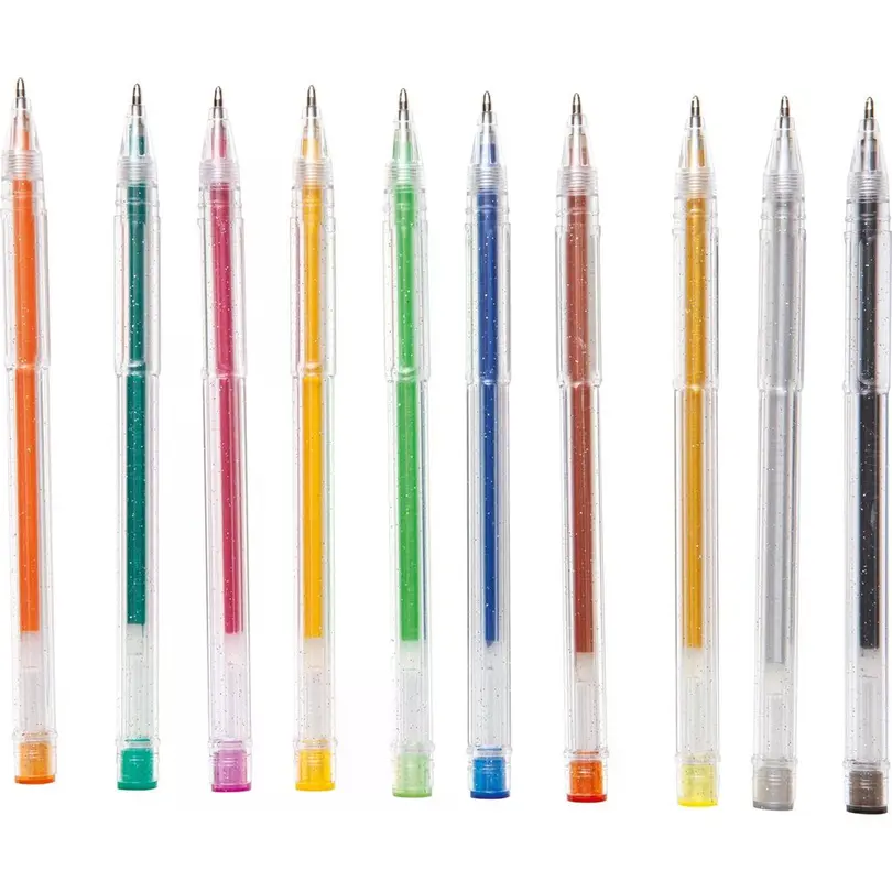 Kugelschreiber 10er-Set Glitter