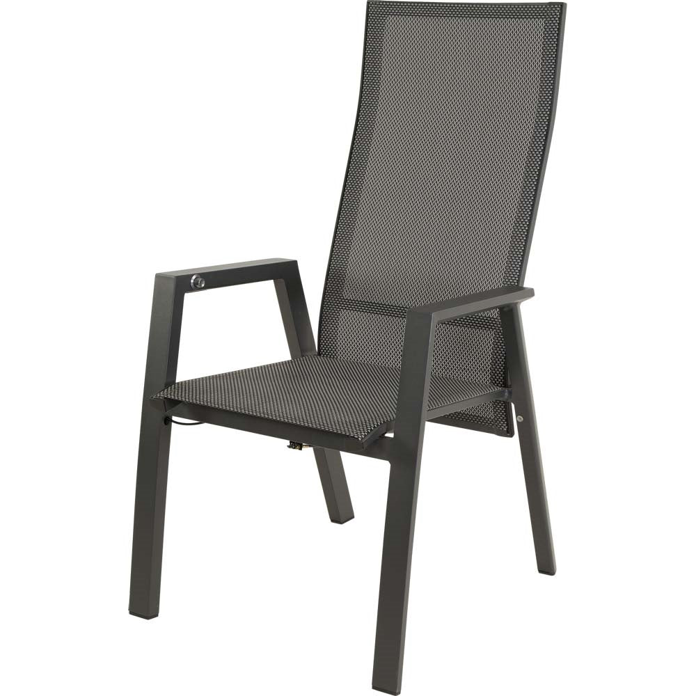 Lesli Living bistrostoel Amir - grijs - 59,5x70x112cm