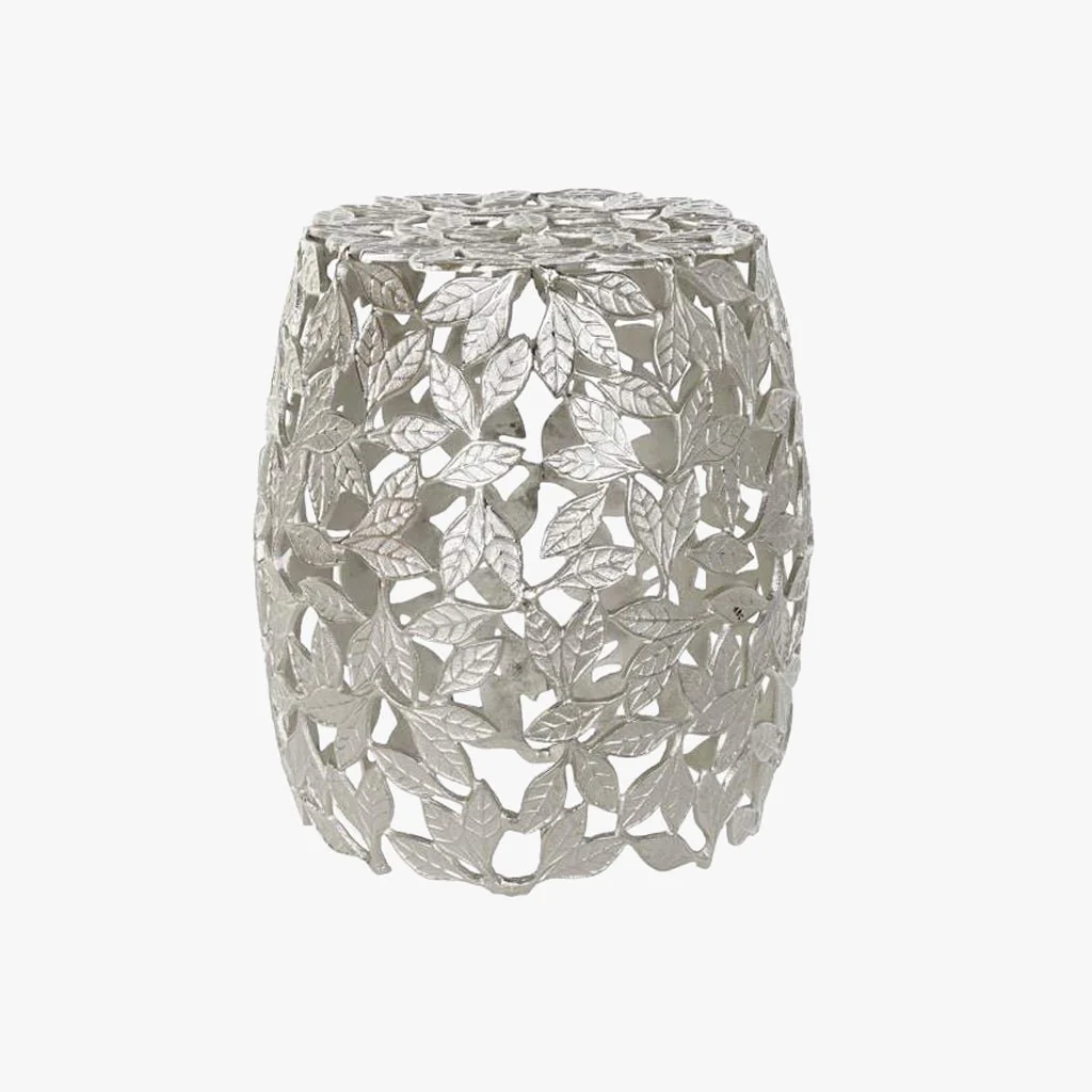 Mesa de Apoio Folhas em Alumínio 45x30x45 JASMIN