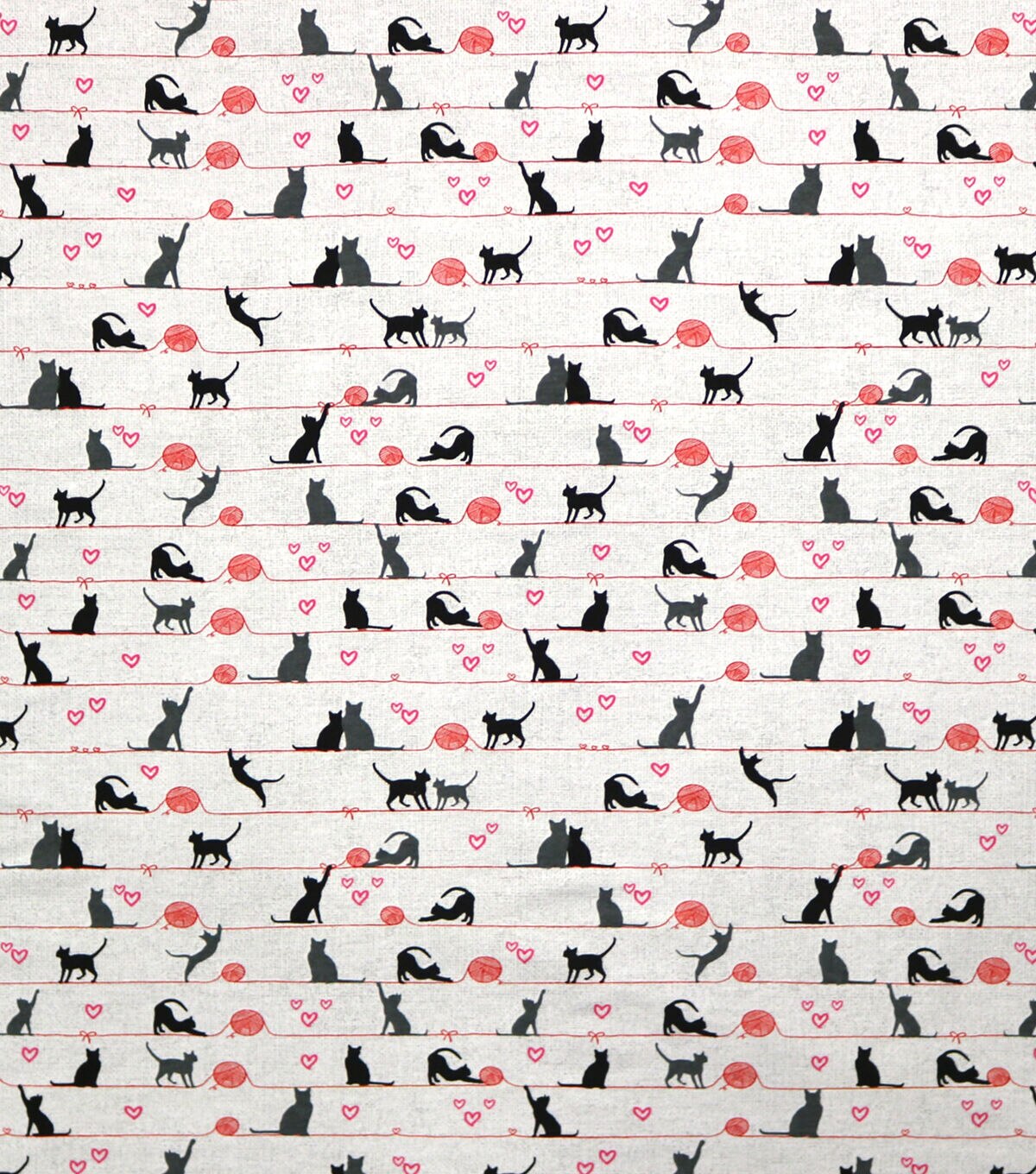Playful Cats Super Snuggle Flannel Fabric