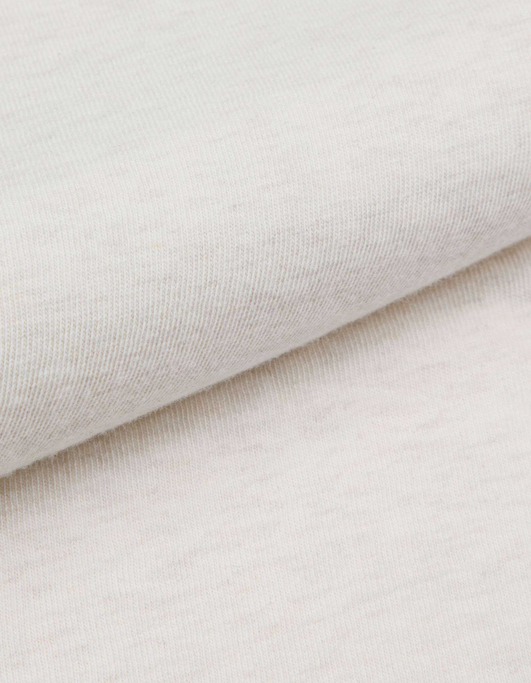 T-shirt col tunisien blanc Homme