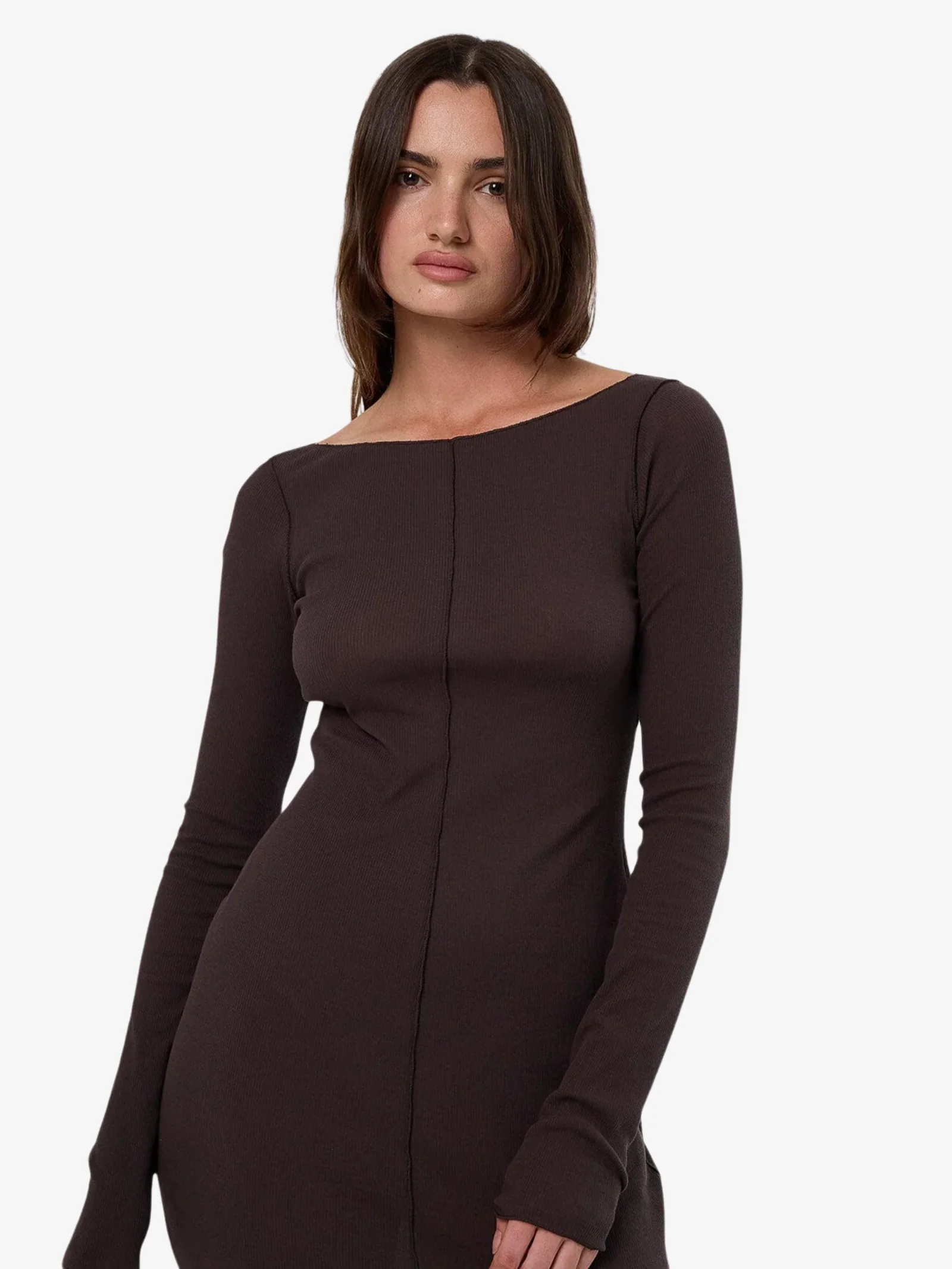 Jordi Boat Neck Maxi Dress
