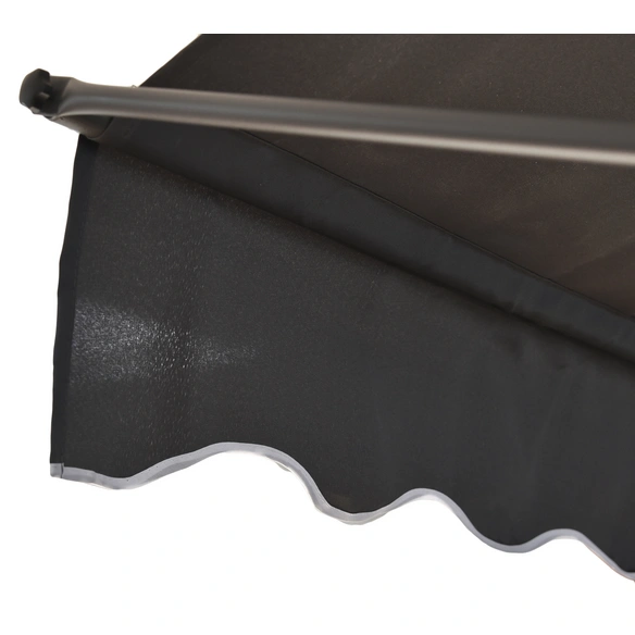 Klemmmarkise, anthrazit, polyester