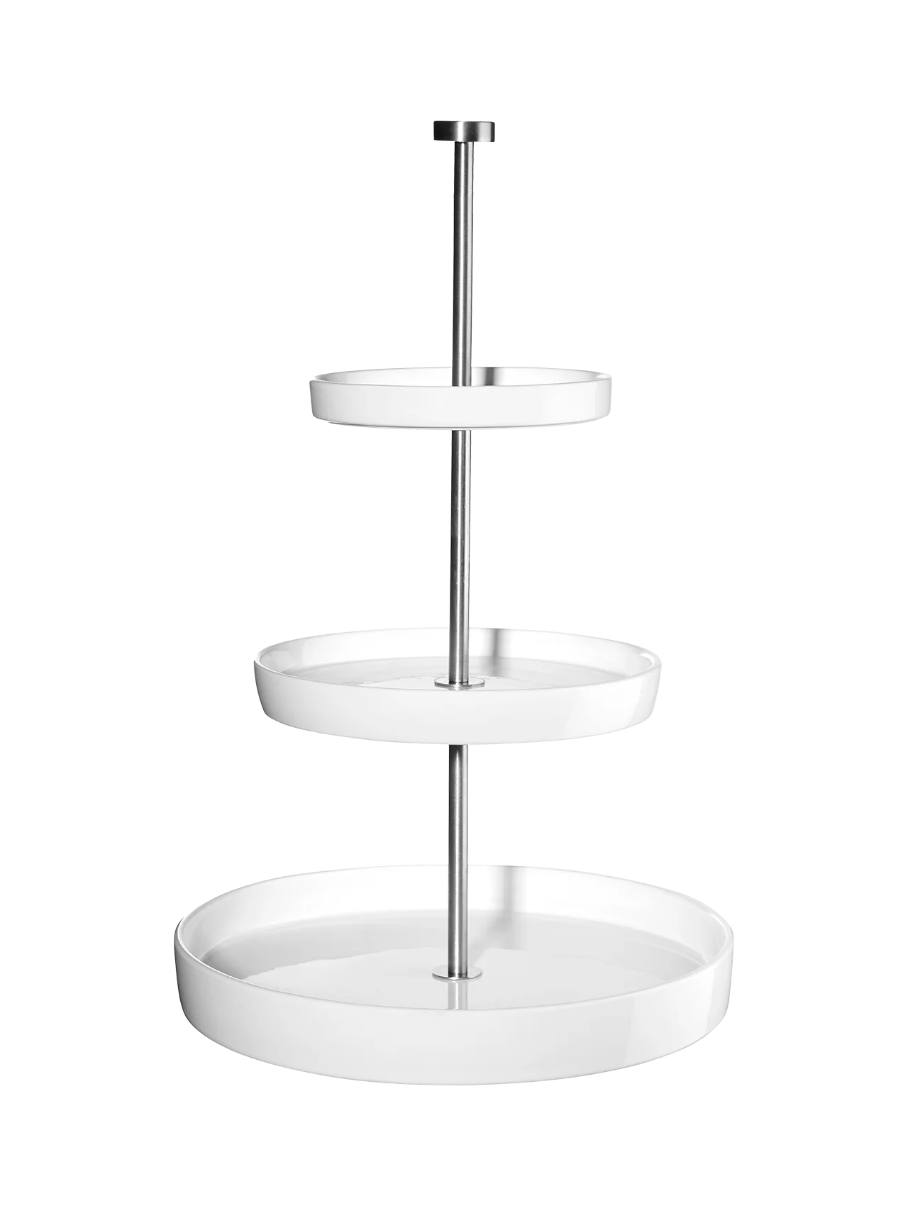 etagere, 3-stufig, weiß