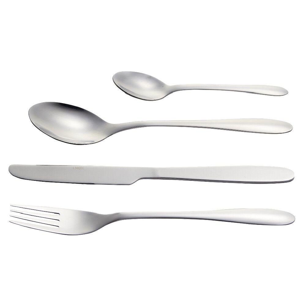 Ménagère inox basique 24 pièces