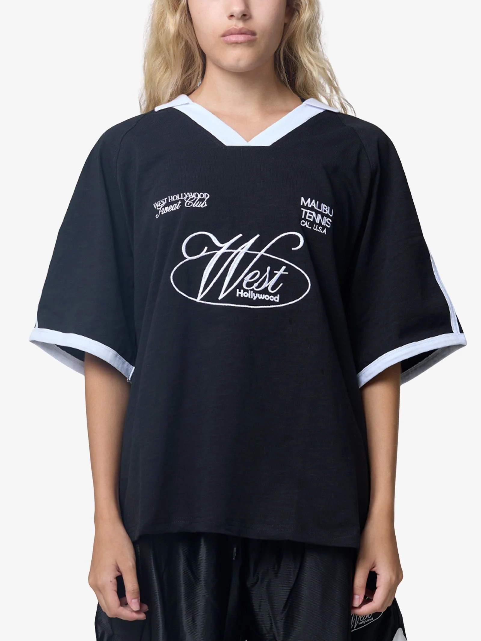 Malibu Tennis Collar Jersey T-Shirt