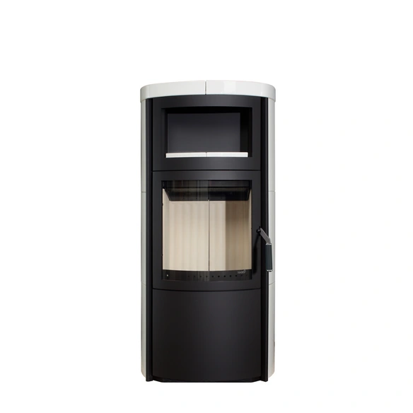 Kaminofen »Vito WW GT ECOplus«, creme-weiss, Stahl, 8 kW, wasserführend