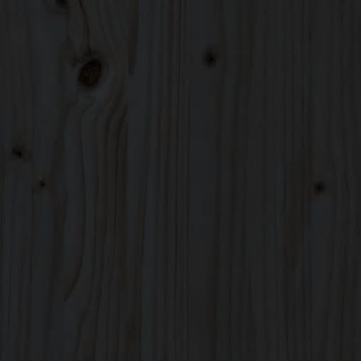 NNEVL Headboard Black 141x4x100 cm Solid Wood Pine
