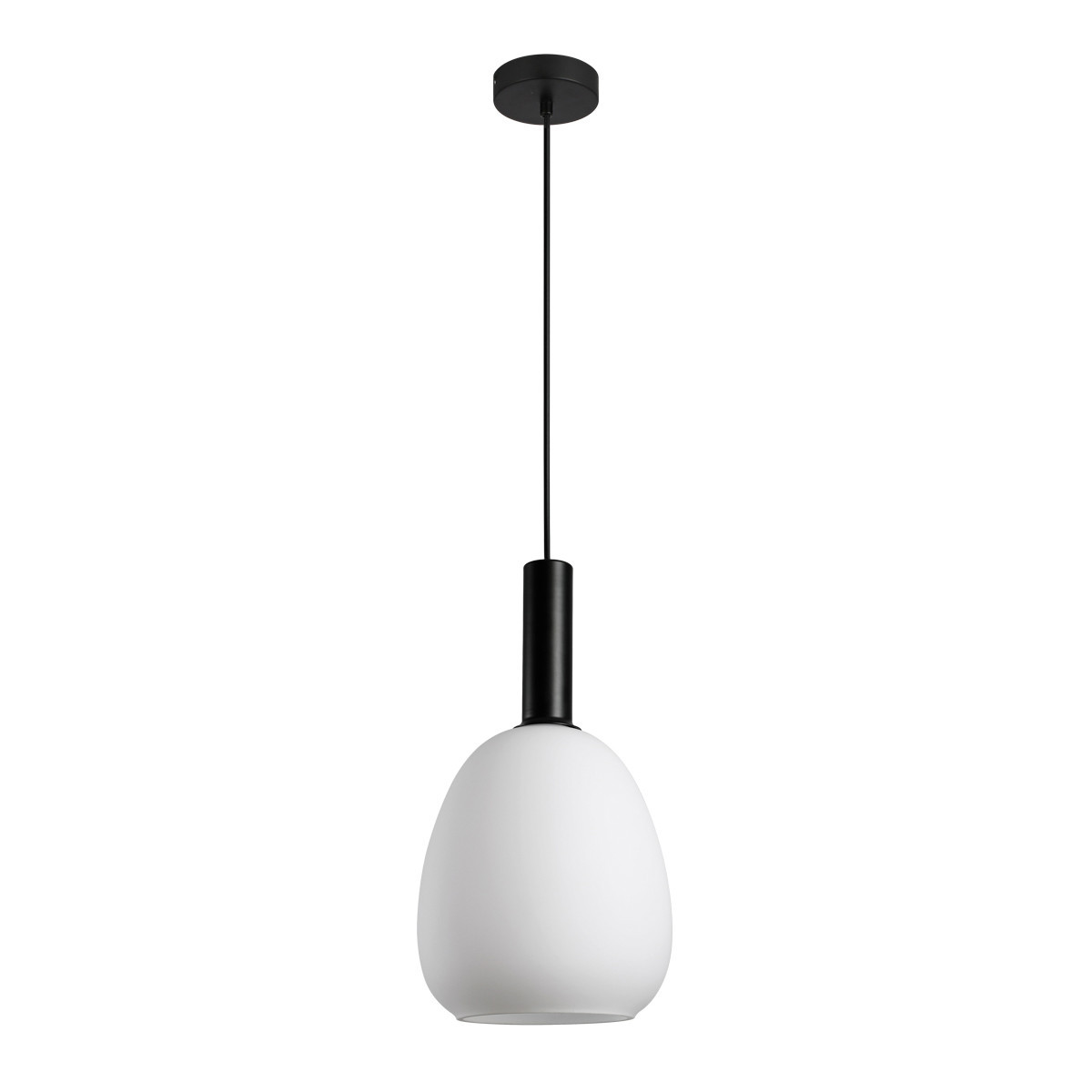 Lampa wisząca czarna GATER 1xE27x40W wym: 120x21x21 cm Italux