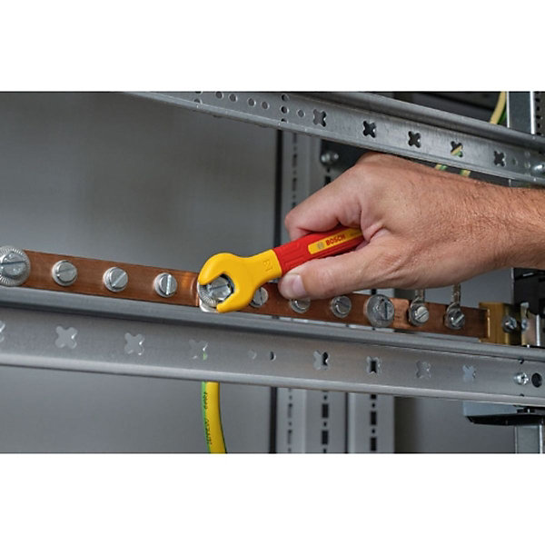 Clé plate VDE - BOSCH - 13 mm - Inclinée a 15 deg - Isolée jusqu'a 1000 V - Ergonomique