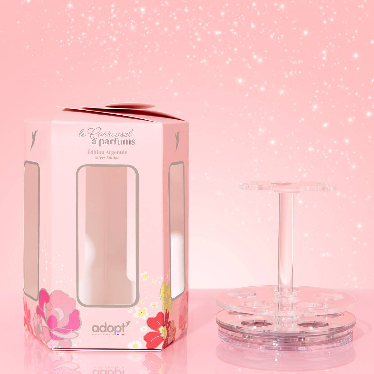 Le carrousel à parfumsPrésentoir 5 eaux de parfums 30 ml