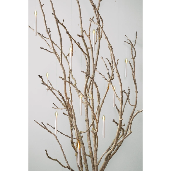LED-Kerze, HxØ: 15,5 x 1,5 cm, batteriebetrieb, mit Timer