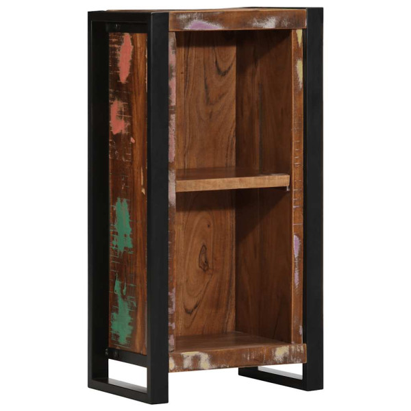 Szafka Nocna z Drewna z Odzysku Komoda Stolik Do Sypialni 40x30x80 cm