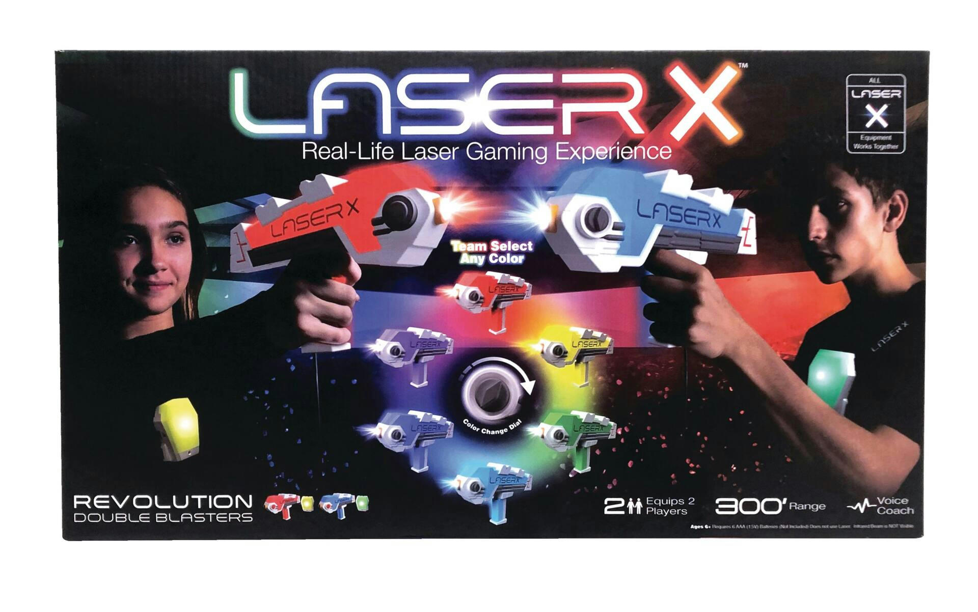 Laser X Revolution Real Life Laser Gaming Experience Laser Tag Set For 2 Players, Age 6+