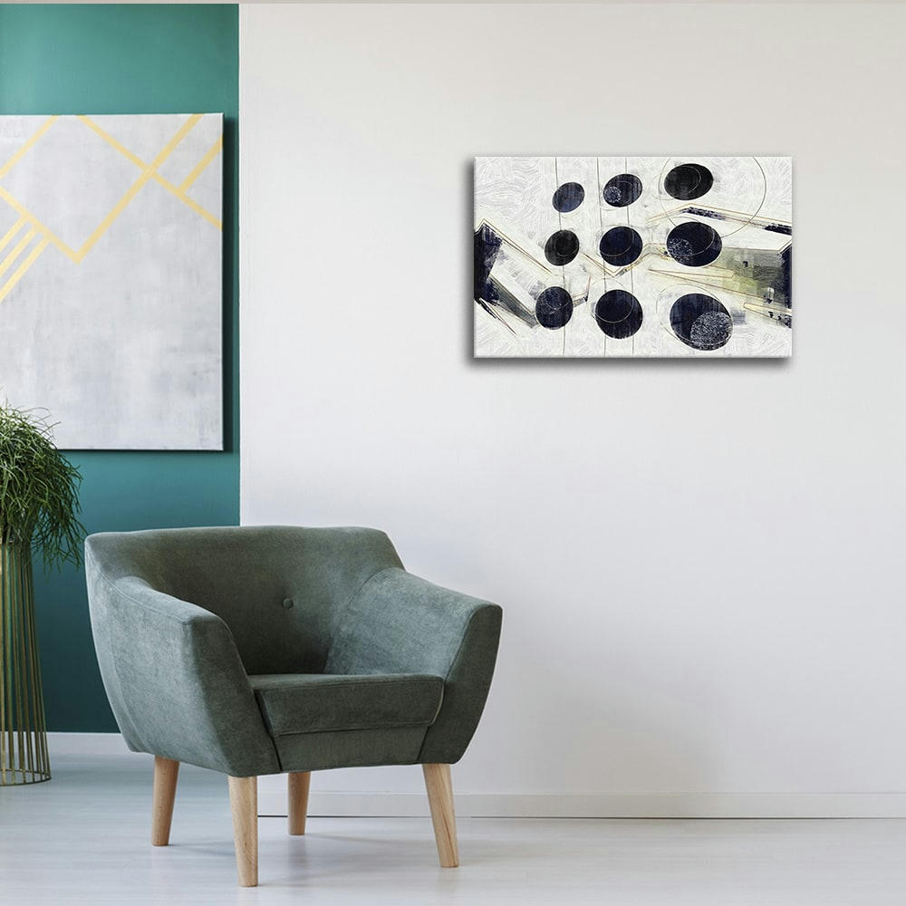 - Tableau impression sur toile Points Surréalistes 50x70cm