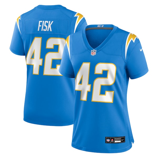 Tucker Fisk Los Angeles Chargers Nike Women's Team Game Jersey -  Powder Blue