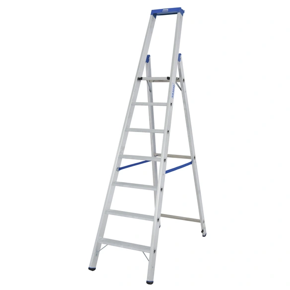 Stufen-Stehleiter »STABILO«, 7 Sprossen, Aluminium