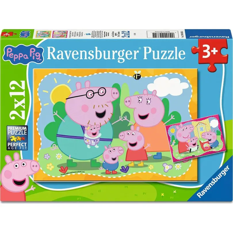 Puzzle 12-teilig Peppa Wutz