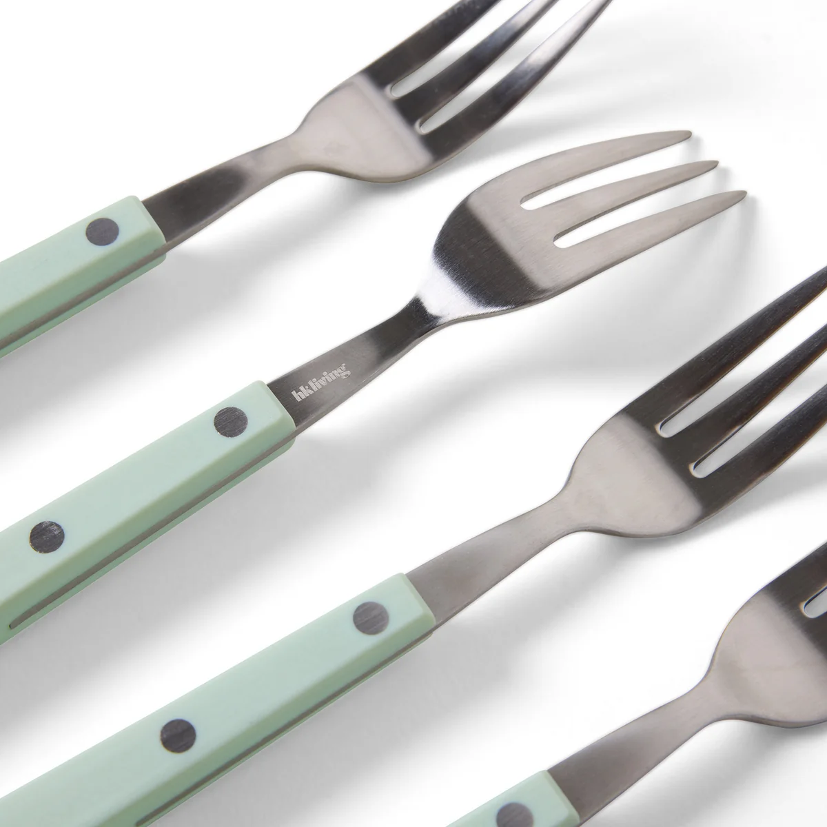 HKliving - 70's Dessertgabel, mint (4er-Set)