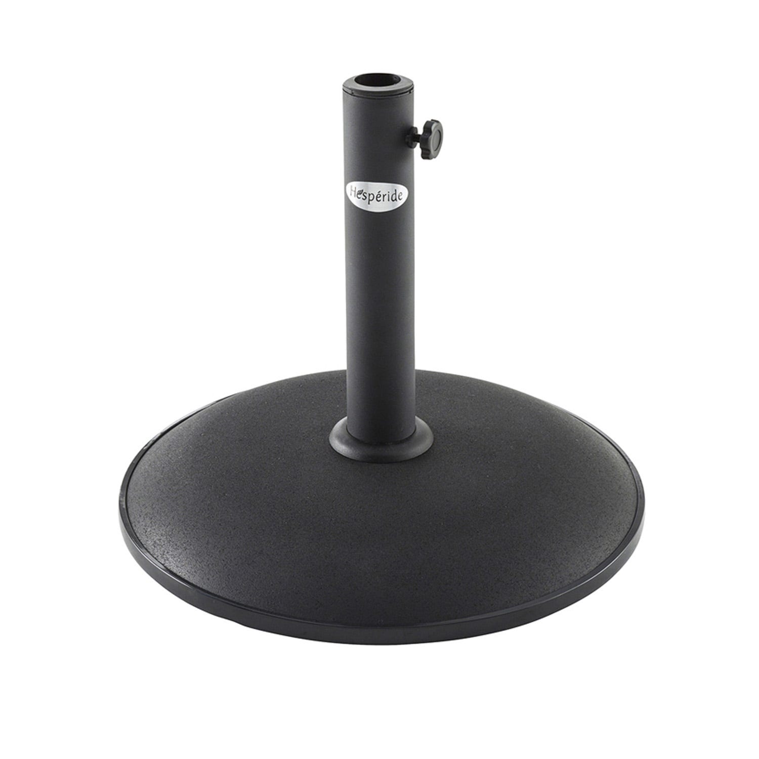 Base ombrellone tonda nera 15 kg