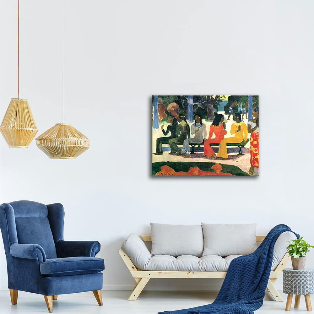 - Tableau - Ta Matete-Le Marché Paul Gauguin 50x60cm