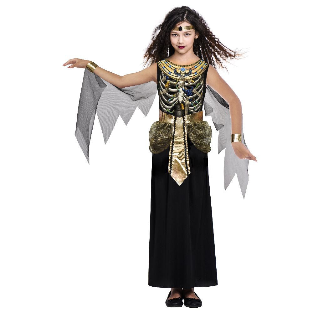 Déguisement enfant Halloween cléopâtre zombie 11/14 ans