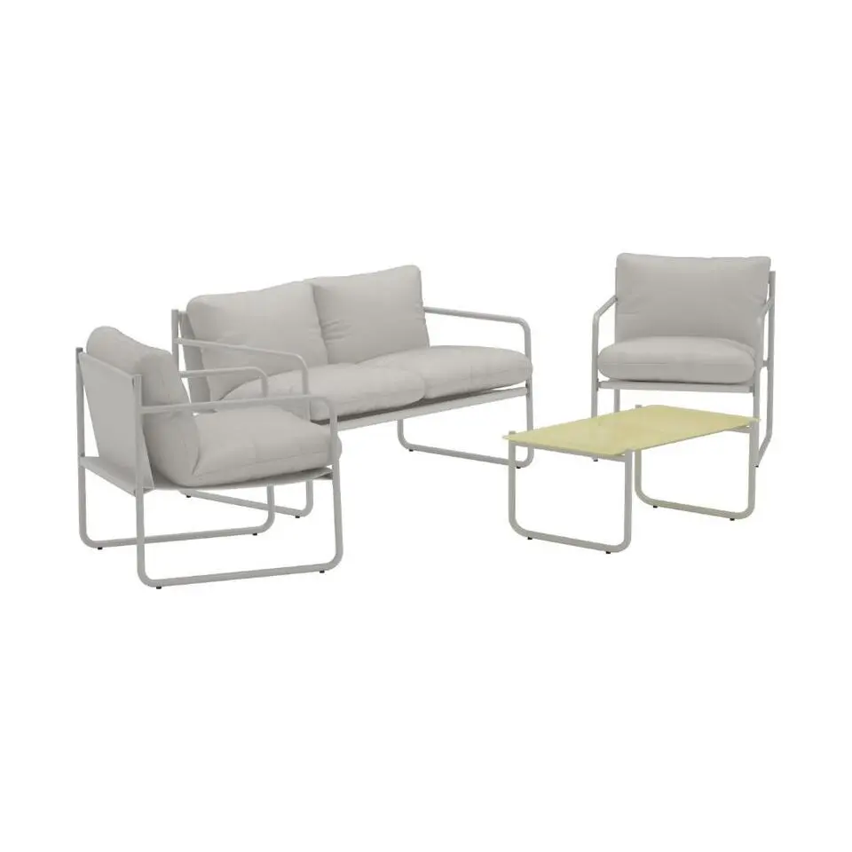 Hioshop Thassos bankstel grijs