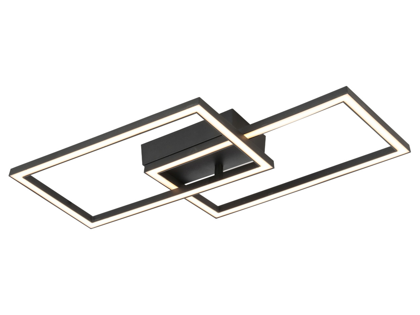 Lampa sufitowa Alma LED 2-punktowa 29 cm akrylowa czarna