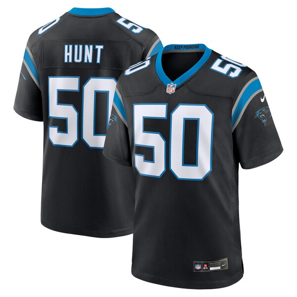 Robert Hunt Carolina Panthers Nike  Game Jersey -  Black