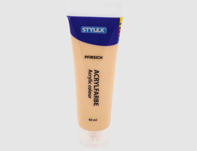 Acrylfarbe pfirsich pastell