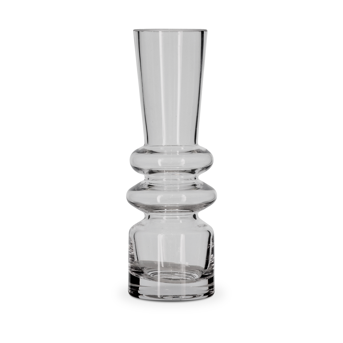 Villa Collection Trio glazen vaas - 7 x 20 cm