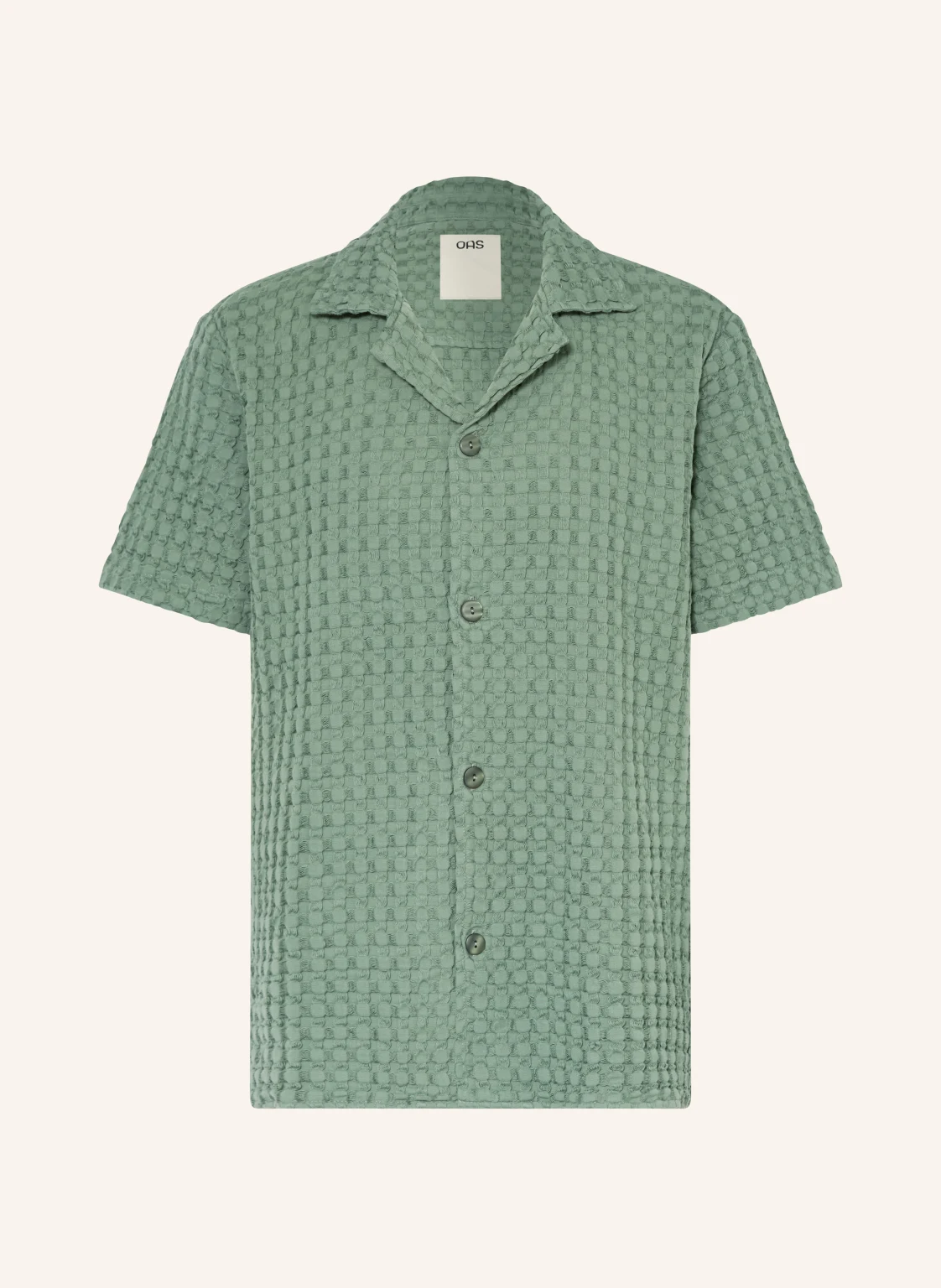 OAS Resorthemd WAFFLE CUBA Comfort Fit