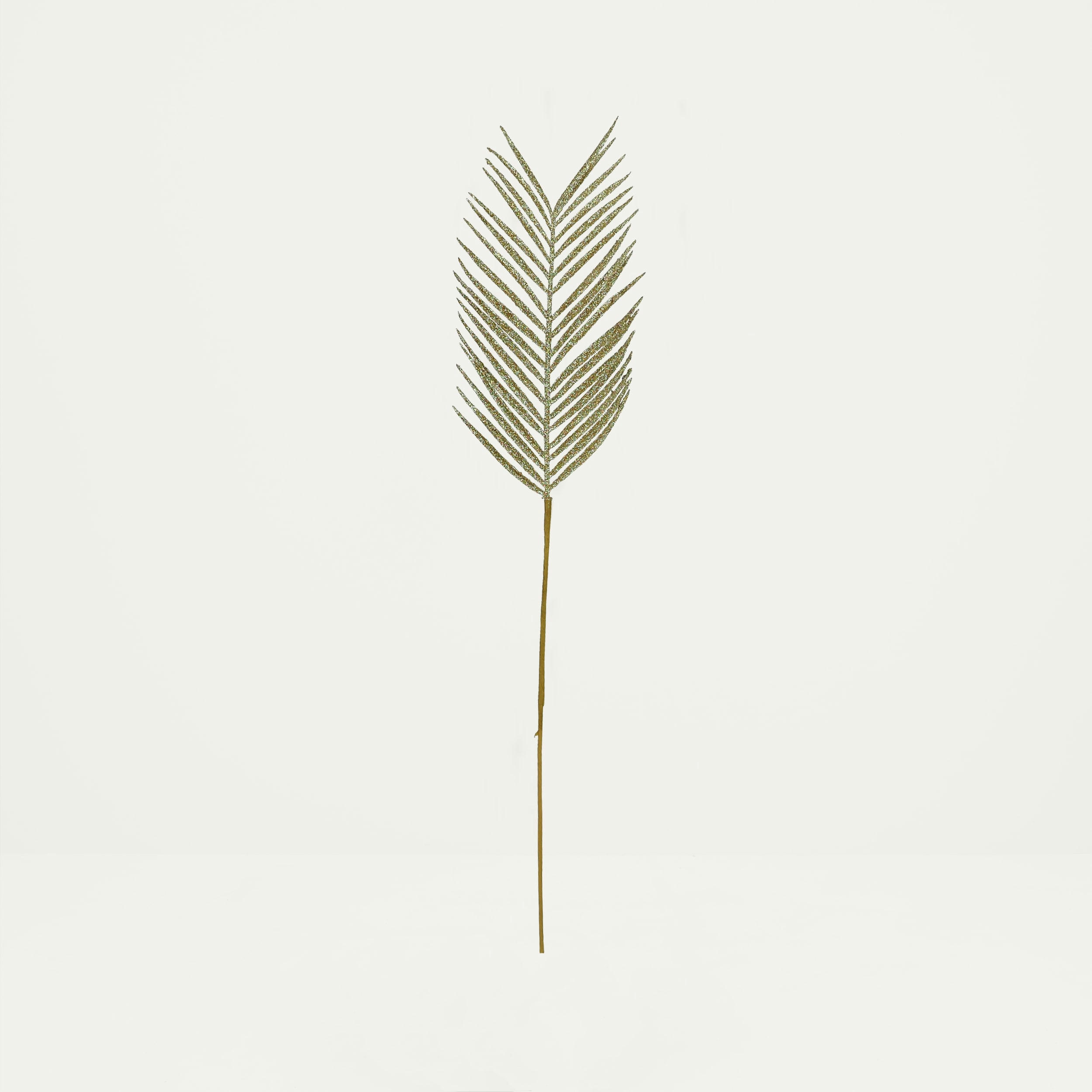 - Tige de palmier artificielle dorée 74cm lot de 3