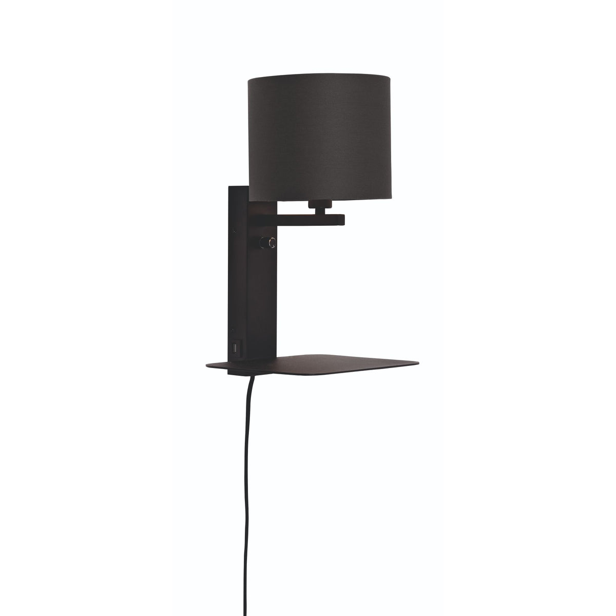 it's about RoMi wandlamp Florence - zwart - 24x22x42cm
