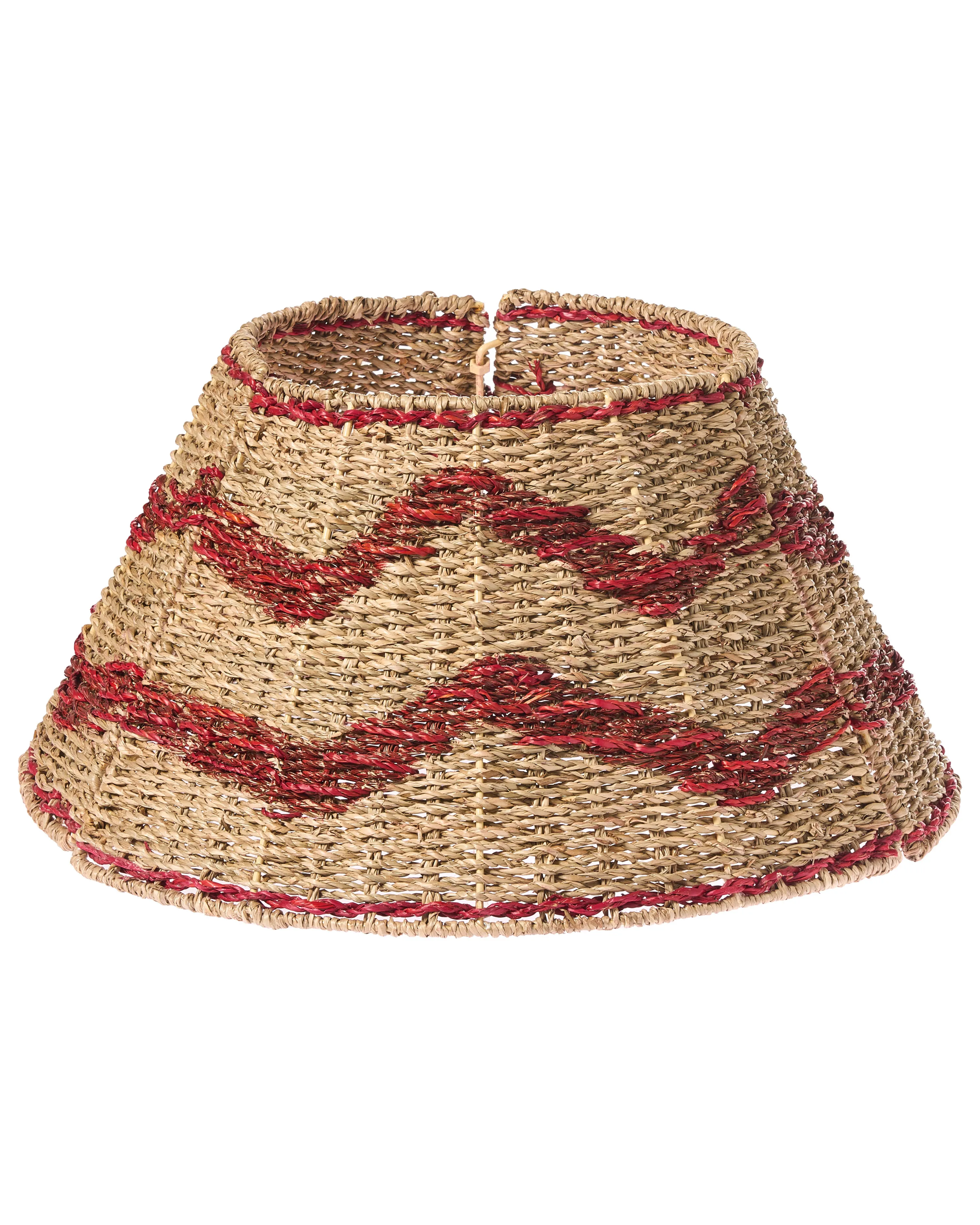 Christmas Tree Collar HIVER Seagrass Red 43 cm