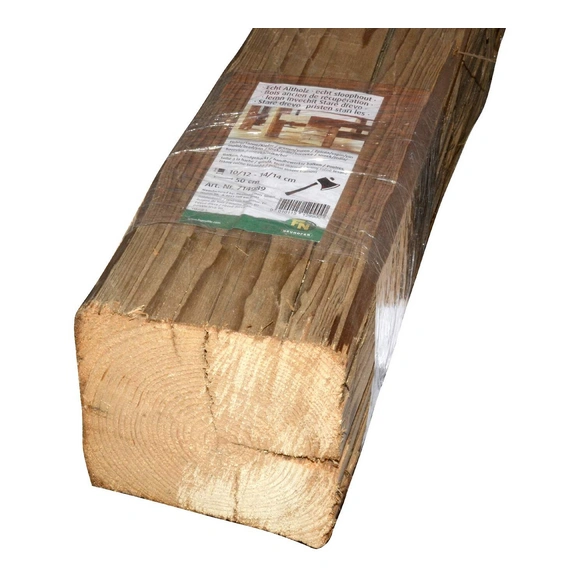 Holzbalken, Fichte/Tanne/Kiefer, braun, unbehandelt