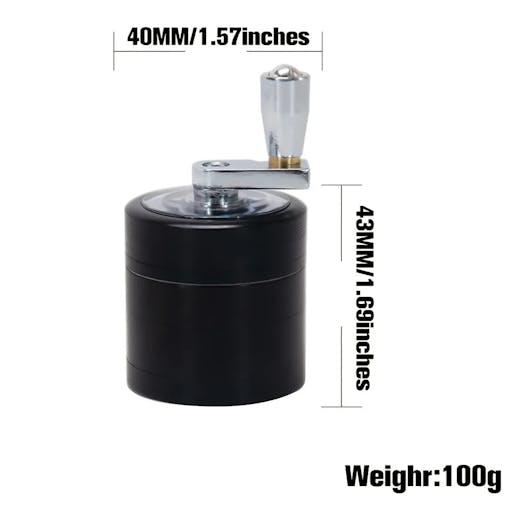 NNEOBA Stainless Steel Nut & Spice Grinder &ndash; Manual Crusher